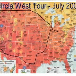 2009  The Circle West Train Tour